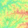 LaGrange topographic map, elevation, terrain