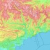Maritime Alps topographic map, elevation, terrain