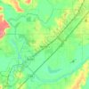 Verdigris topographic map, elevation, terrain