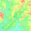 Claremore topographic map, elevation, terrain