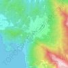 Oludeniz topographic map, elevation, terrain