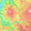 Rocamadour topographic map, elevation, terrain