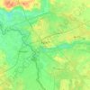Brest topographic map, elevation, terrain