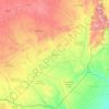 Masvingo Province topographic map, elevation, terrain