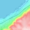 Qalamoun topographic map, elevation, terrain