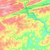 East Fallowfield Township topographic map, elevation, terrain