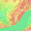Иркутский район topographic map, elevation, terrain