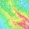 Tilden Regional Park topographic map, elevation, terrain