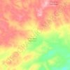 Gurvansaikhan topographic map, elevation, terrain