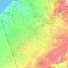 Besor Stream topographic map, elevation, terrain