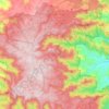 Barrington Tops topographic map, elevation, terrain