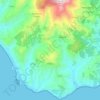 Pollica topographic map, elevation, terrain