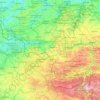 Hainaut topographic map, elevation, terrain