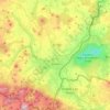 Zittau topographic map, elevation, terrain