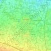 Correggio topographic map, elevation, terrain