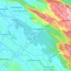 Karimannoor topographic map, elevation, terrain