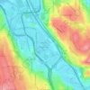Duwamish River topographic map, elevation, terrain