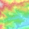 Tifra topographic map, elevation, terrain