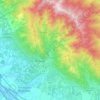 Loro Ciuffenna topographic map, elevation, terrain