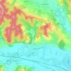 Sajókaza topographic map, elevation, terrain