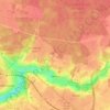 Santeny topographic map, elevation, terrain