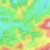 Berlats topographic map, elevation, terrain