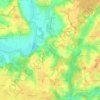 Montagny-près-Louhans topographic map, elevation, terrain