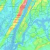 New York County topographic map, elevation, terrain