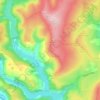 Derwent topographic map, elevation, terrain