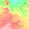Tircine topographic map, elevation, terrain