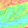 Tirepied topographic map, elevation, terrain