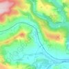 Hope topographic map, elevation, terrain