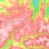 Alban topographic map, elevation, terrain