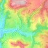 Montrodat topographic map, elevation, terrain