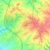Netivot topographic map, elevation, terrain