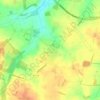 Swardeston topographic map, elevation, terrain