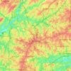Atlanta topographic map, elevation, terrain