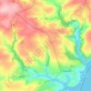 Slapton topographic map, elevation, terrain