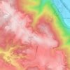Isfiya topographic map, elevation, terrain