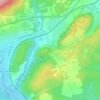 Brevilliers topographic map, elevation, terrain