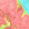 La Couture-Boussey topographic map, elevation, terrain