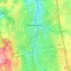 Newmarket—Aurora topographic map, elevation, terrain