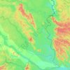 Yasuni topographic map, elevation, terrain