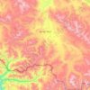 Altai topographic map, elevation, terrain