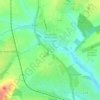 Moisselles topographic map, elevation, terrain