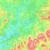 Communauté de communes du Pays de Villersexel topographic map, elevation, terrain