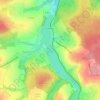 Talsperre Malter topographic map, elevation, terrain