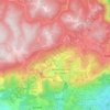 Lusiana Conco topographic map, elevation, terrain