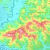 Općina Marija Gorica topographic map, elevation, terrain