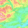 River Tay topographic map, elevation, terrain